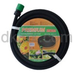 Градински маркуч СЪЛЗЯЩ 15м комплект с БЪРЗИ ВРЪЗКИ