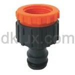 Адаптор за бърза връзка с гайка 1/2"-3/4" Пластмасов