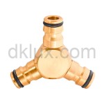 Конектор ТРОЕН за бързи връзки 1/2" и 3/4" МЕСИНГ