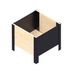 Сандък за цветя MODERNBOX 78х36х32см НИСЪК