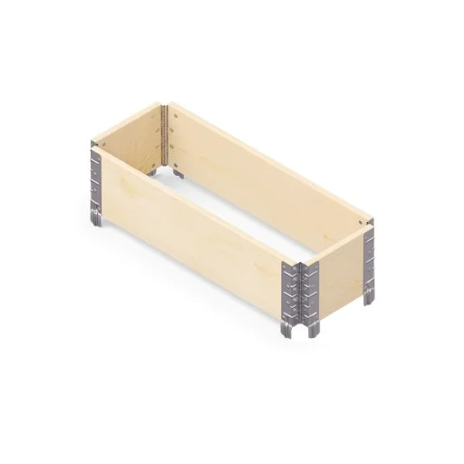 Повдигната градинска леха 80х60х20см ДЪРВЕНА