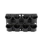 Вертикална градина 8 саксии с капково напояване за стенен монтаж