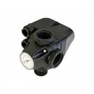 Комбиниран пресостат с манометър и петорник Комбиниран пресостат с манометър и петорник