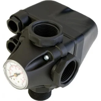 Комбиниран пресостат с манометър и петорник