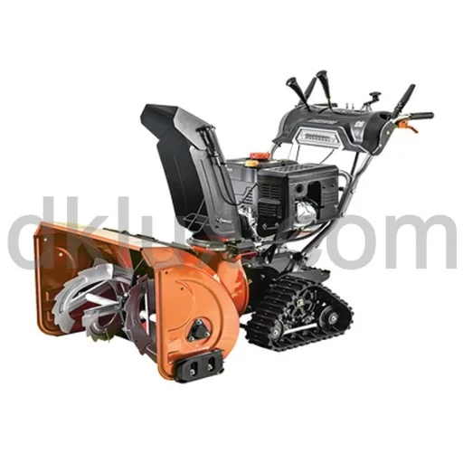Роторен снегорин, ВЕРИЖЕН с бензинов двигател 9HP (4 л. Електронно стартиране До 2000 кв. м./час Гаранция: 2 го) на цени от 2,898.00 лв. само в dklux.com