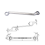 Ключ лула двоен 06х07мм CETA FORM