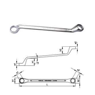 Ключ лула двоен 06х07мм CETA FORM Ключ лула двоен 06х07мм CETA FORM