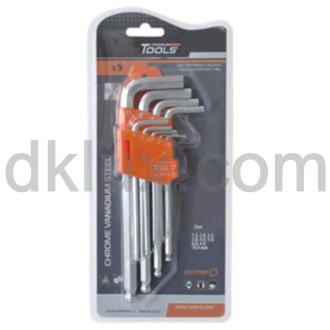 Комплект шестограми СПЕЦИАЛНИ 9бр 1.5-10мм ДЪЛГИ Комплект шестограми СПЕЦИАЛНИ 9бр 1.5-10мм ДЪЛГИ