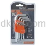 Комплект шестограми 9бр 1.5-10мм КЪСИ