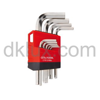 Комплект шестограми CETA FORM 9бр 1.5-10мм КЪСИ Комплект шестограми CETA FORM 9бр 1.5-10мм КЪСИ