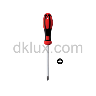 Кръстата отвертка PH0 3х100мм PREMIUM, магнитен връх Кръстата отвертка PH0 3х100мм PREMIUM, магнитен връх