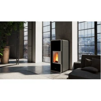 Дизайнерска пелетна камина Kalon COVER-E8 - сух тип