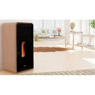 Дизайнерска пелетна камина Kalon Double 8 - сух тип