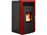 Пелетна камина с водна риза Alfa Plam Commo 15 Червен