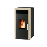 Пелетна камина с водна риза Alfa Plam Commo 15 Бежов