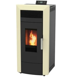 Пелетна камина с водна риза COMMO 21 цвят БЕЖОВ