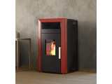 Пелетна камина с водна риза COMMO 12kW цвят БОРДО Пелетна камина с водна риза COMMO 12kW цвят БОРДО