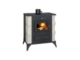 Камина на дърва PRITY K RK с керамика 10.4kW ALB
