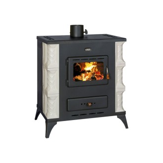 Готварска печка на дърва PRITY K RK с керамика 10.4kW ALB