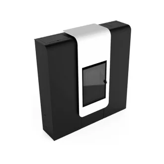 Дизайнерска пелетна камина XILA AIR суха БЯЛА