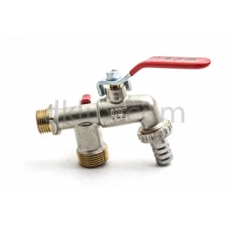 Комбинирана сферична канелка с накрайник и кран 3/4" Комбинирана сферична канелка с накрайник и кран 3/4"