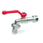 Сферична канелка 1/2" с щуцер и АЛ. дръжка