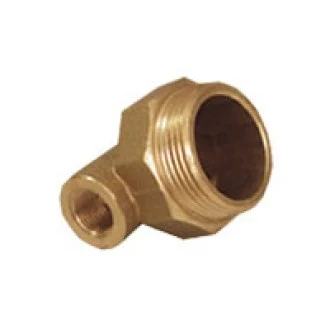 Краен елемент за колектор 1"М х 1/2" х 3/8" троен