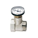 Фитинг с термометър за колектори 1" МЖ