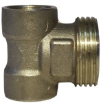 Краен елемент за колектор 3/4"М х 1/2" х 1/2" троен