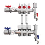 ОБОРУДВАНА колекторна група с 3 извода 1"х3/4" ЕВРОКОНУС