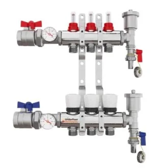 ОБОРУДВАНА колекторна група с 3 извода 1"х3/4" ЕВРОКОНУС