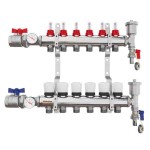 ОБОРУДВАНА колекторна група с 6 извода 1"х3/4" ЕВРОКОНУС