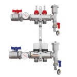 ОБОРУДВАНА колекторна група с 2 извода 1"х3/4" ЕВРОКОНУС