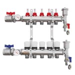 ОБОРУДВАНА колекторна група с 5 извода 1"х3/4" ЕВРОКОНУС