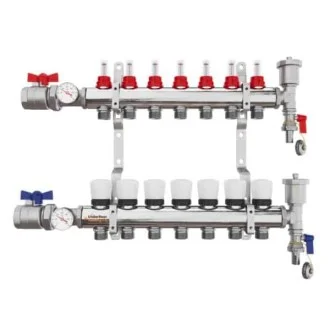 ОБОРУДВАНА колекторна група с 7 извода 1"х3/4" ЕВРОКОНУС