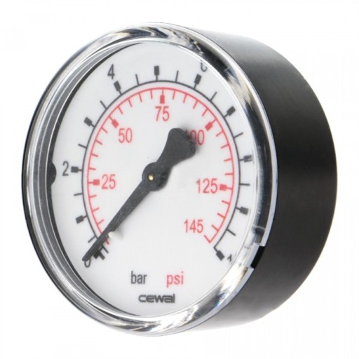 Манометър за вода Ф50 до 10bar АКСИАЛЕН Манометър за вода Ф50 до 10bar АКСИАЛЕН