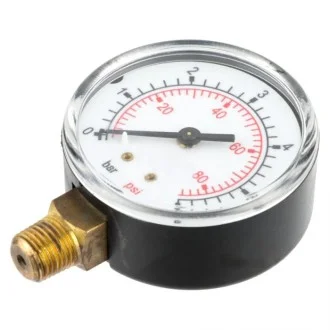 Манометър за вода Ф63 до 6bar РАДИАЛЕН Манометър за вода Ф63 до 6bar РАДИАЛЕН