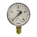 Глицеринов манометър за високо налягане 40bar Inox