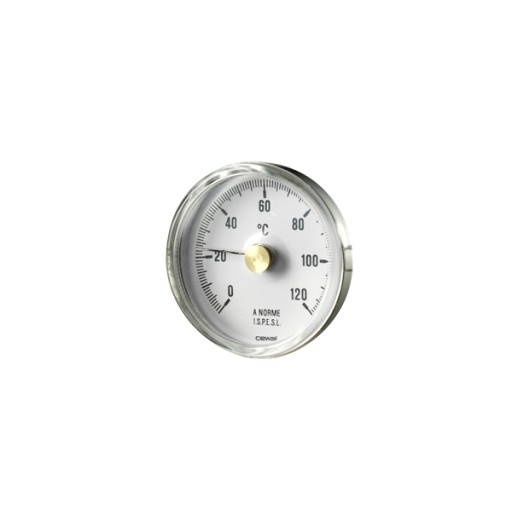 Контактен термометър с пружина за тръби 0-120°С (Контактен термометър 0-120°С с пружина) на цени от 6.99 лв. само в dklux.com