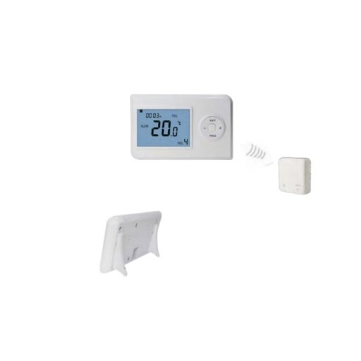 Дигитален стаен термостат, безжичен (Дигитален стаен термостат, LCD дисплей, програмируем) на цени от 99.99 лв. само в dklux.com
