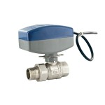 Сферичен ДВУПЪТЕН кран с ел. задвижка 3/4" с холендрова връзка