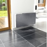 Дизайнерски вентилаторен конвектор REVERSO FS400  СРЕБРИСТО СТЪКЛО