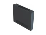 Вентилаторен конвектор с тънък дизайн EPIC 075, СИВ АНТРАЦИТ
