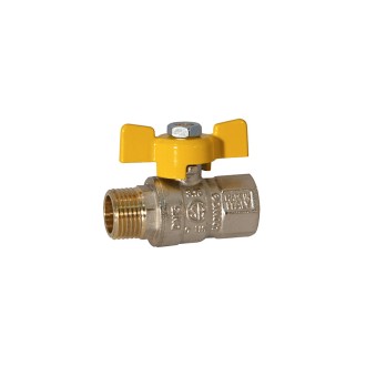 Кран за газ FM 1/2" перчата ръкохватка Кран за газ FM 1/2" перчата ръкохватка