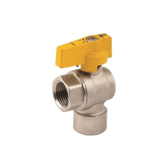 Кран за газ ъглов FF 3/4" Кран за газ ъглов FF 3/4"