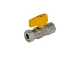 Кран за газ с хол. гайка FF 1/2" Кран за газ с хол. гайка FF 1/2"