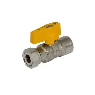 Кран за газ с хол. гайка FF 3/4" Кран за газ с хол. гайка FF 3/4"