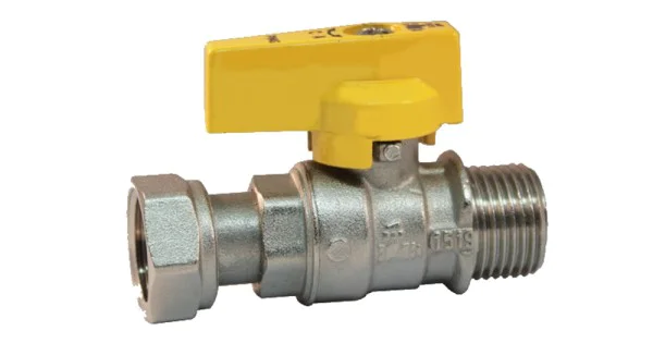 Кран за газови инсталации FM 1/2" холендрова гайка. Гаранция и топ цена