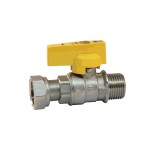 Кран за газ с хол. гайка FM 3/4"