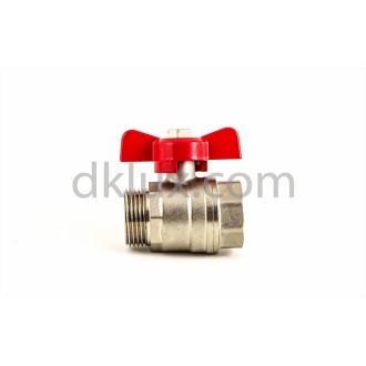 Сферичен кран МЖ перчата ръкохватка 1/2" BEST Сферичен кран МЖ перчата ръкохватка 1/2" BEST